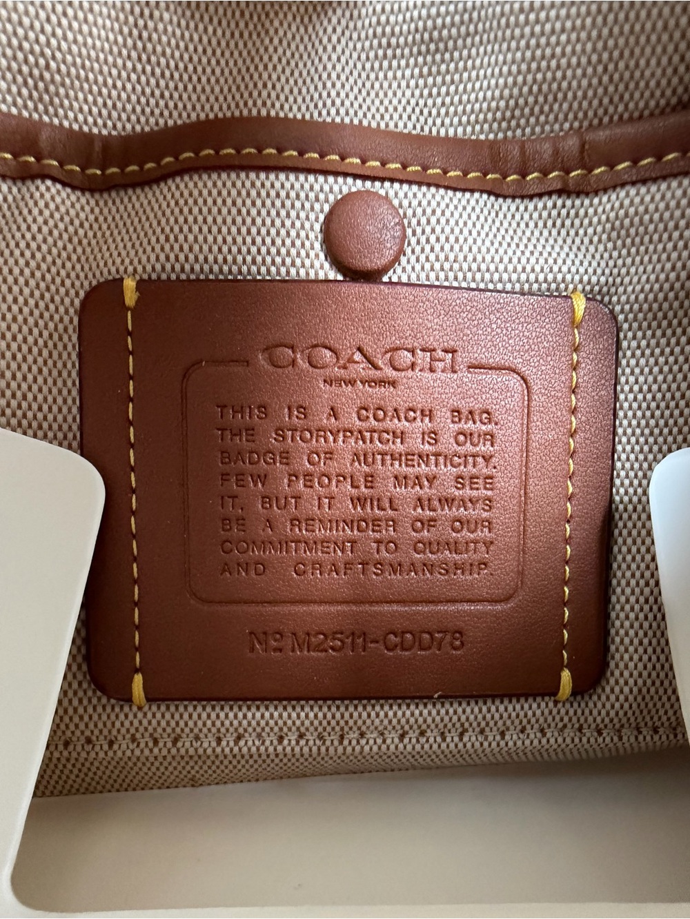NWT Coach Waverly Bag Brass / Clay Suede Crossbody Shoulder Bag CDD78 - Picture 8 of 14